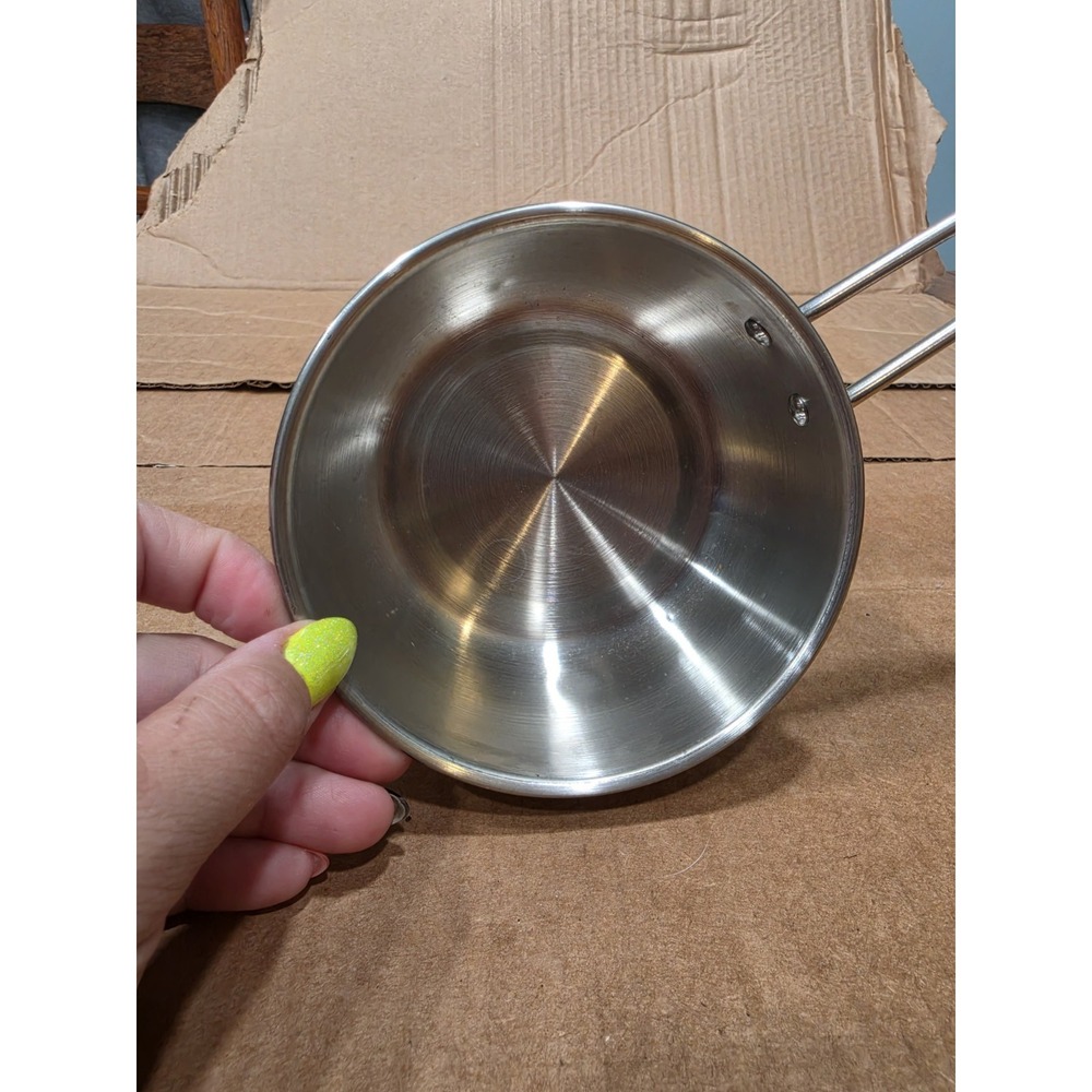 Melissa & Doug Stainless Steel Toy Frying Pan 5" Pretend Play Kitchen...